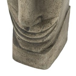 Skulptur Beige Harz 30,3 x 26,3 x 94 cm