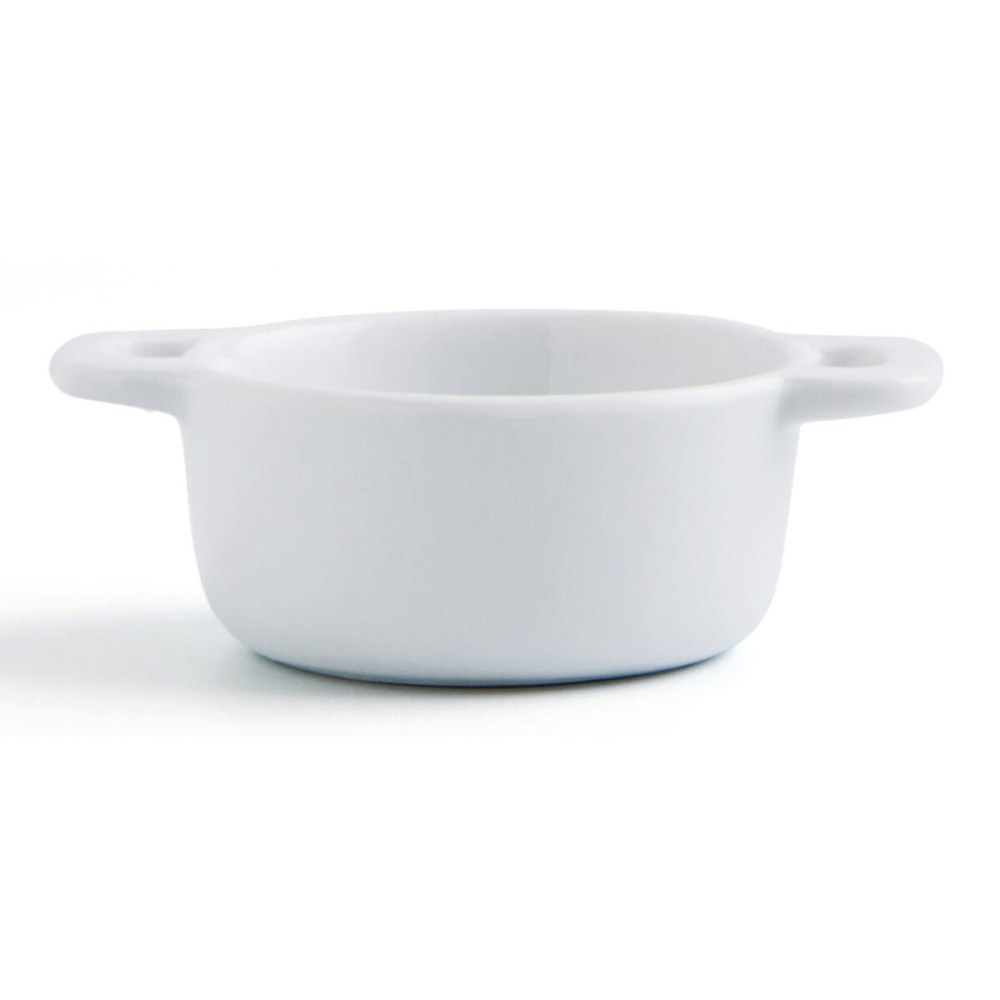Satz für Appetithäppchen Quid Gastro Fun Weiß aus Keramik 10 x 7 x 4 cm (12 Stück)