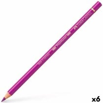 Crayons de couleur Faber-Castell Polychromos Rouge carmin 6 Pièces