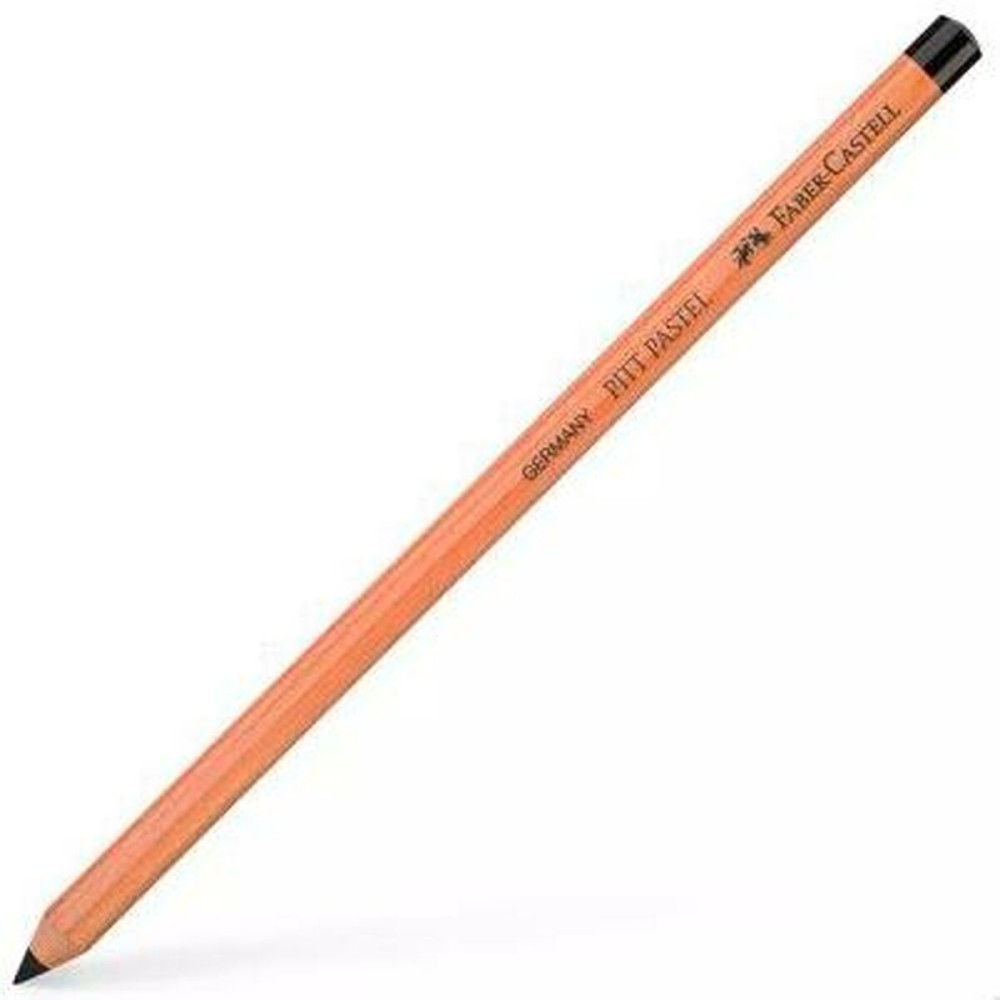 Crayons de couleur Faber-Castell Pitt Pastell Noir 6 Pièces