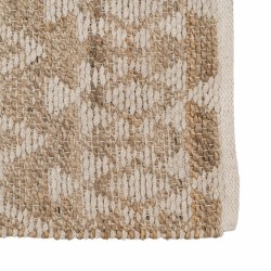 Tapis Blanc Naturel 60 % Coton Jute 160 x 230 cm