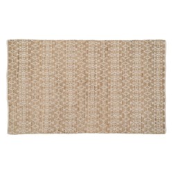 Teppich Weiß natürlich 60 % Baumwolle Jute 200 x 290 cm