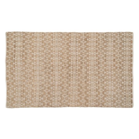 Carpet White Natural 60 % Cotton Jute 200 x 290 cm