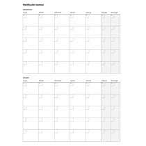 Planificateur annuel Additio TRIPLEX 22,5 x 31 cm