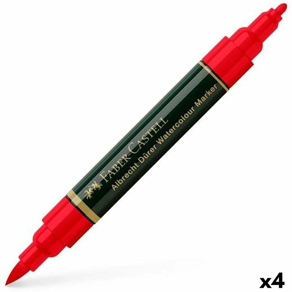 Filzstifte Faber-Castell Durer Rot (4 Stücke) (4 Stück) (121 Stücke)