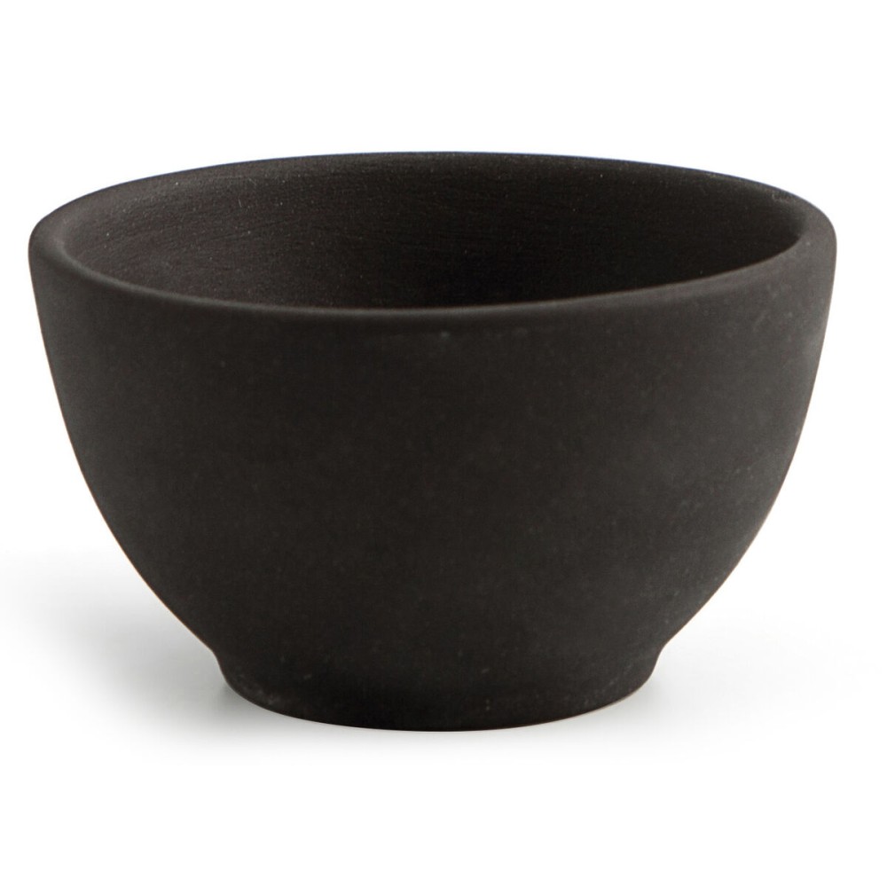 Schüssel für Vorspeisen Quid Mineral Gres Schwarz aus Keramik 9 x 5 cm (18 Stück)