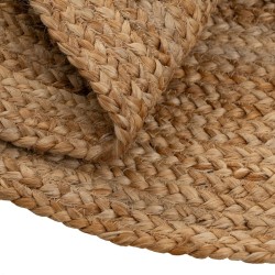 Carpet Monkey White Beige 100 % Jute 100 x 100 cm