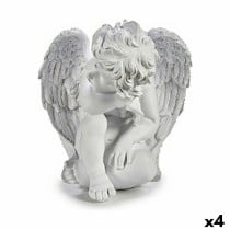 Deko-Figur Krist+ K1912597 Weiß 24 x 27 x 28 cm (4 Stück)