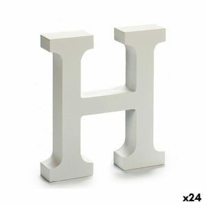 Buchstabe Pincello H Weiß 2 x 16 x 14,5 cm (24 Stück)
