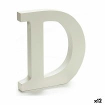 Buchstabe Pincello D Weiß 1,8 x 21 x 17 cm (12 Stück)