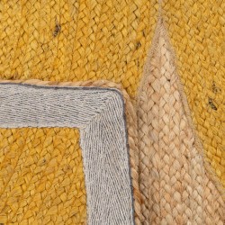 Carpet Yellow Natural Jute 200 x 290 cm