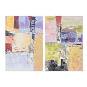 Leinwand DKD Home Decor Leinwand Holz MDF 60 x 3 x 90 cm 60 x 2,8 x 90 cm