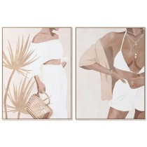 Leinwand DKD Home Decor polystyrol Leinwand 90 x 4 x 120 cm