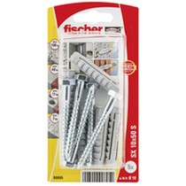 Dübel und Schrauben Fischer 5 Dübel und Schrauben (10 x 50 mm)