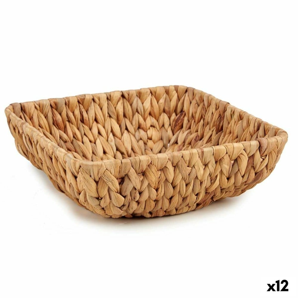 Tischdekoration Gift Decor SF18039 Braun Metall Wasserhyazinthe 26 x 8 x 26 cm 25,8 x 8 x 25,8 cm (12 Stück)