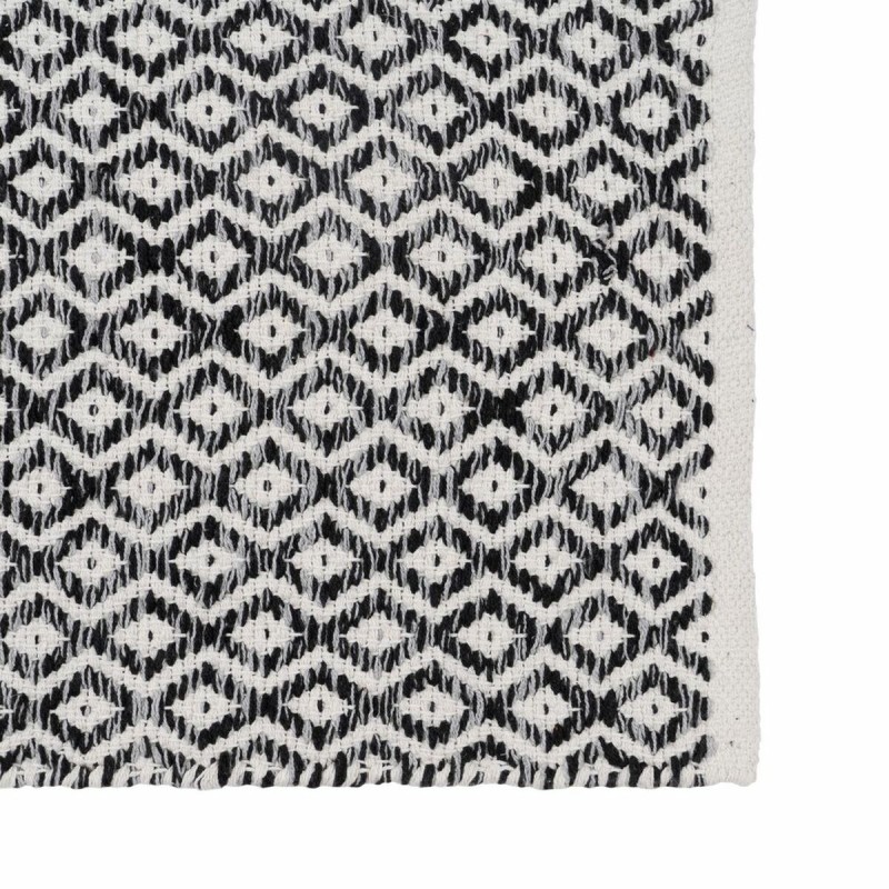 Carpet Grey 70 % cotton 30 % Polyester 120 x 180 cm