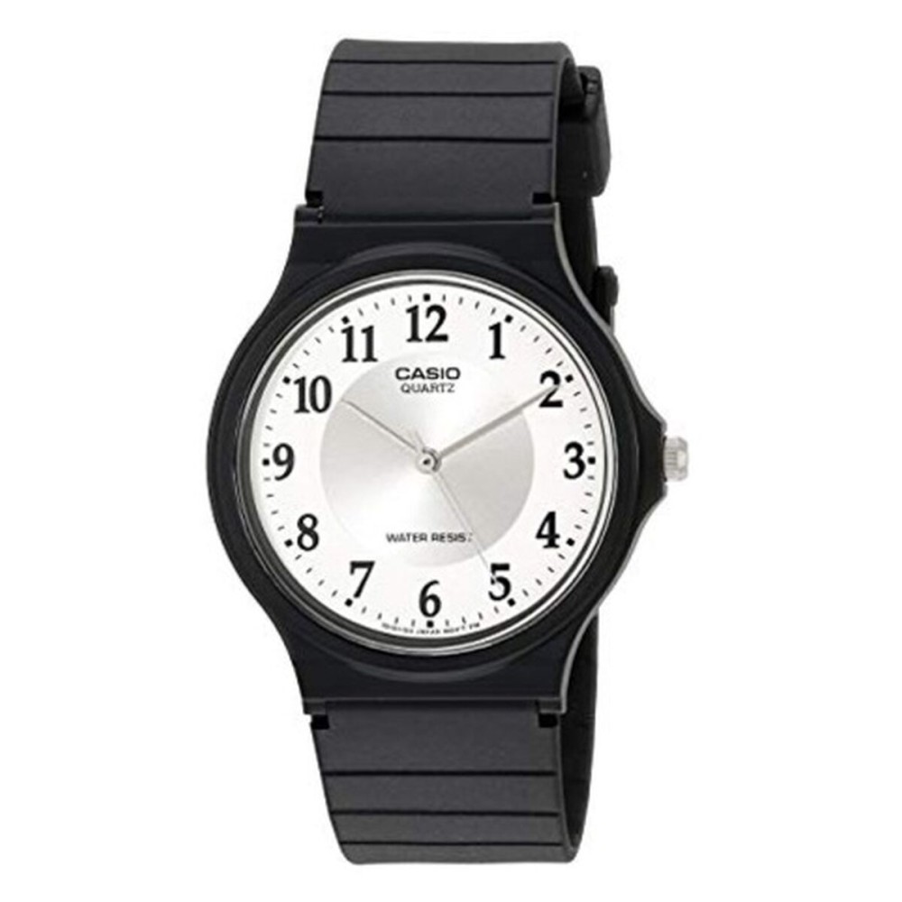 Unisex-Uhr Casio COLLECTION Weiß Schwarz (Ø 34 mm)