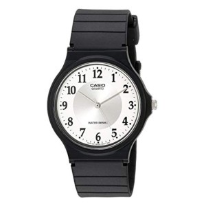Unisex-Uhr Casio COLLECTION Weiß Schwarz (Ø 34 mm)
