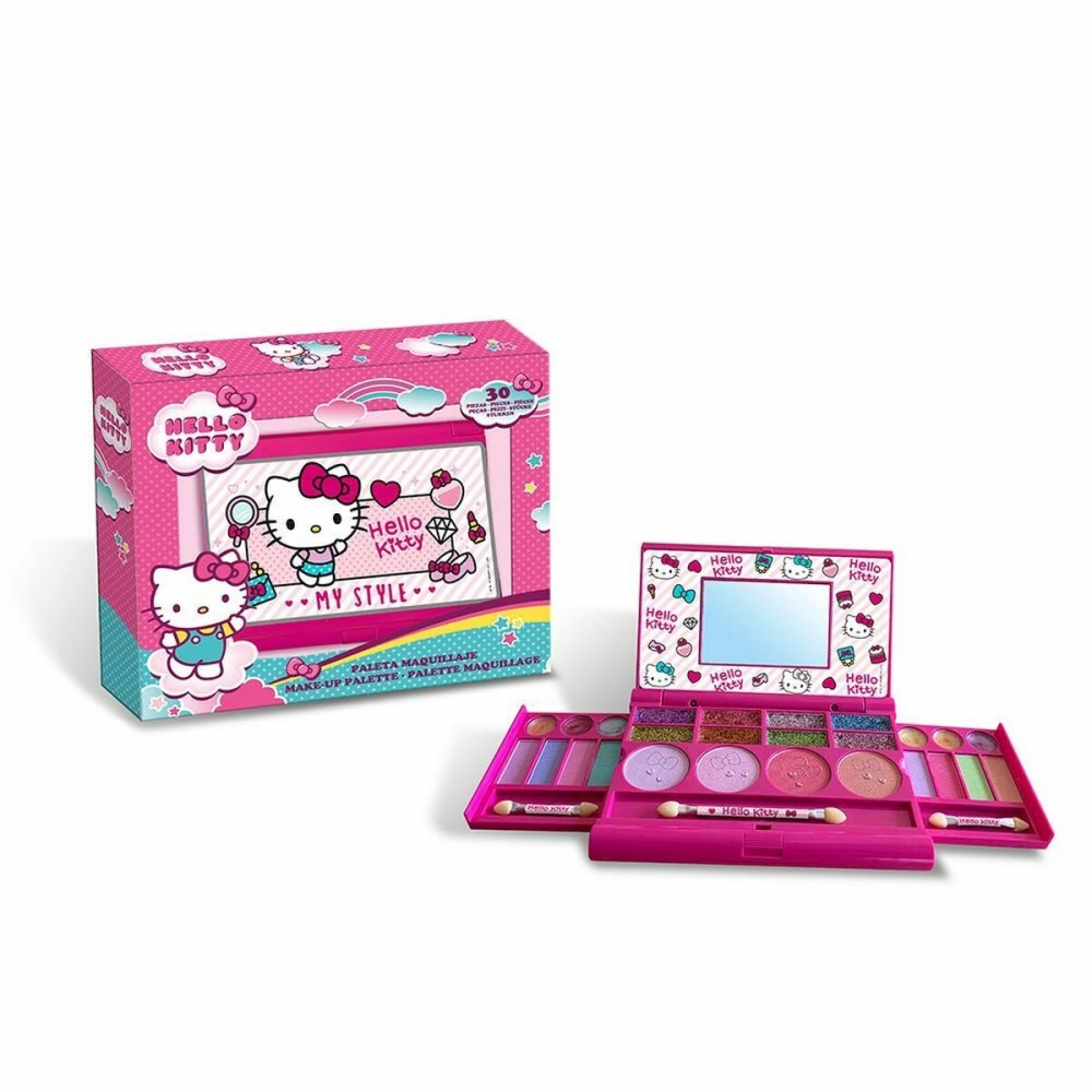 Schminkset für Kinder Hello Kitty Hello Kitty Paleta Maquillaje (30 pcs)