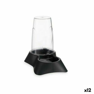 Pet feeding dish Mascow 87847 Transparent Anthracite polypropylene 650 ml 12,5 x 18 x 19 cm