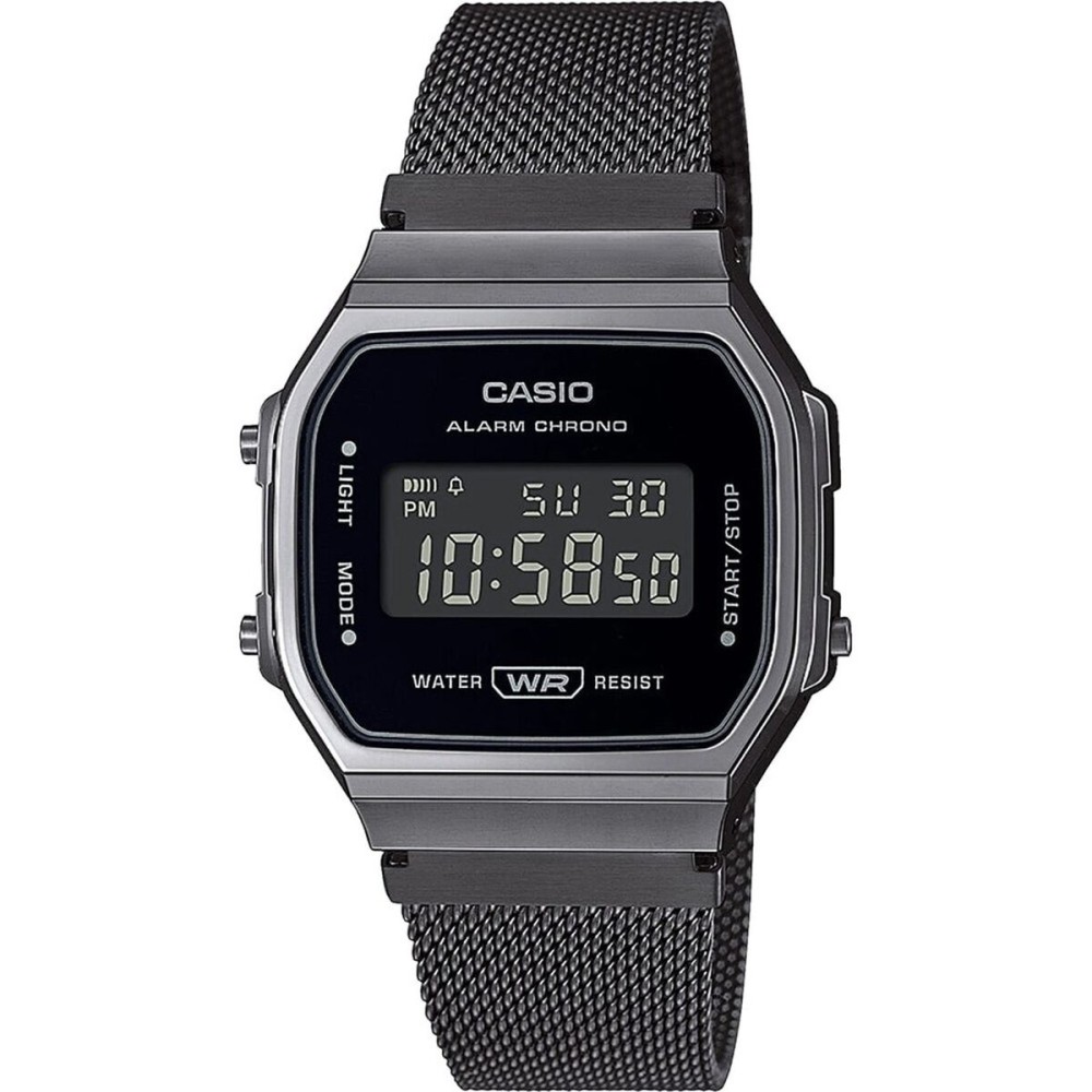 Unisex-Uhr Casio A168WEMB-1BEF Schwarz (Ø 36 mm) (Ø 38,5 mm) (Ø 34 mm)