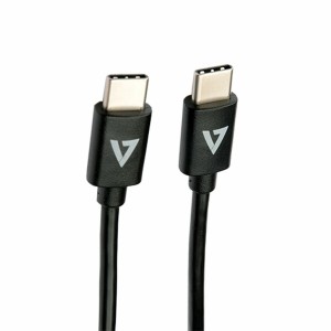 Câble USB C V7 V7USB2C-2M Noir