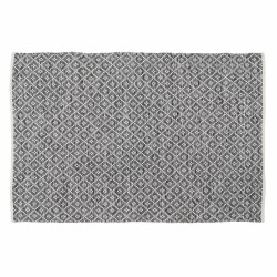 Tapis Blanc Gris 70 % coton 30 % Polyester 160 x 230 cm