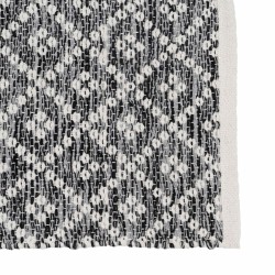 Tapis Blanc Gris 70 % coton 30 % Polyester 160 x 230 cm