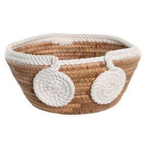Tischdekoration DKD Home Decor Weiß natürlich Schnur Naturfaser 29 x 29 x 14 cm 30 x 30 x 14 cm 32 x 32 x 14 cm