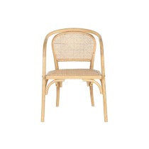 Chaise de Salle à Manger DKD Home Decor Naturel 53 x 54 x 80 cm