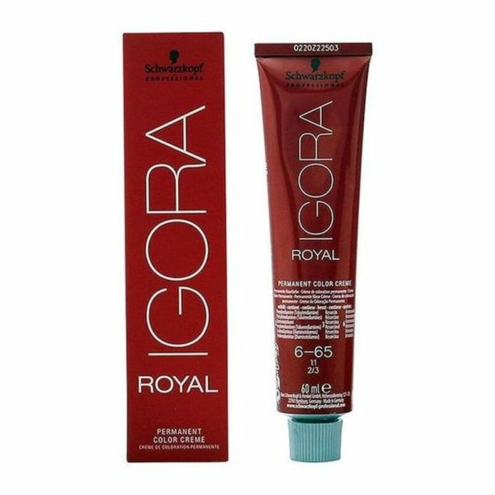 Dauerfärbung Schwarzkopf Igora Royal Nº 6-65 (60 ml)