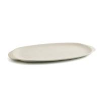 Tablett für Snacks Quid Mineral Gres Beige aus Keramik 13 x 30,5 cm (8 Stück)