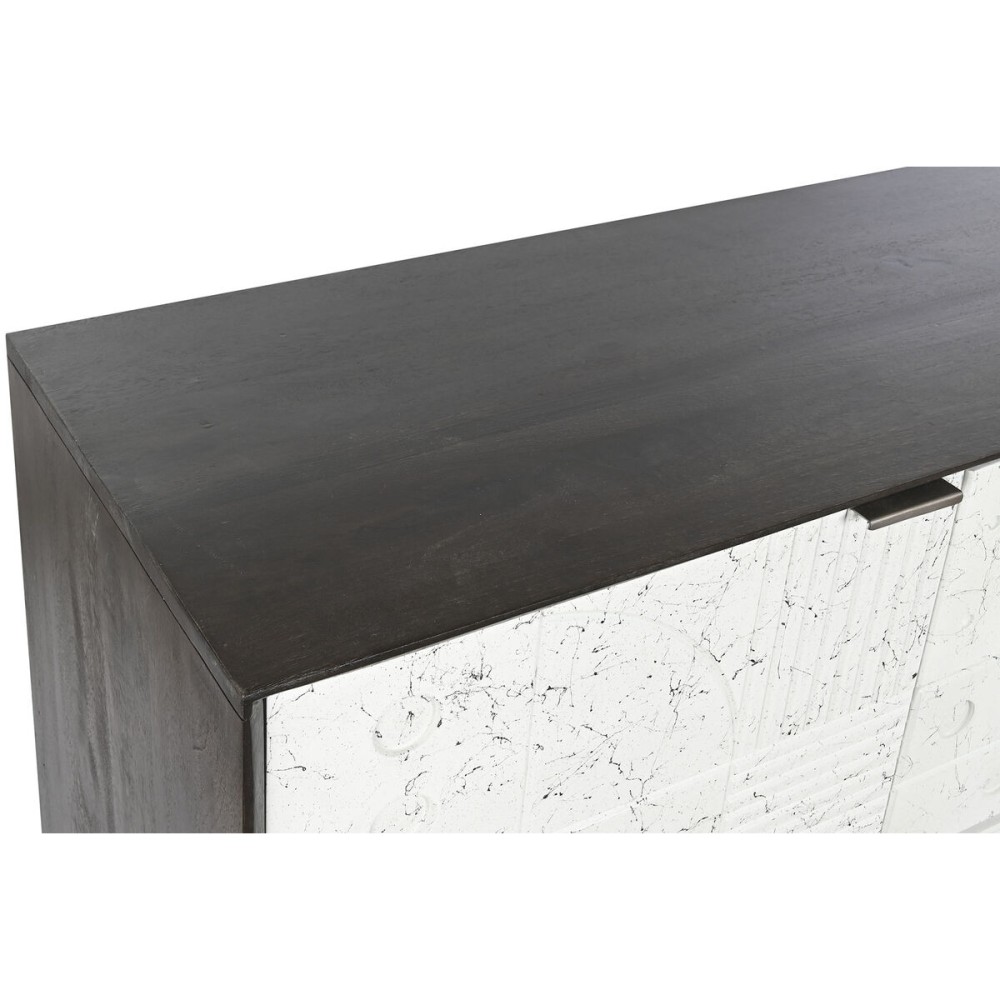 Sideboard DKD Home Decor White Dark brown Mango wood 150 x 43 x 80 cm