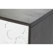 Sideboard DKD Home Decor White Dark brown Mango wood 150 x 43 x 80 cm