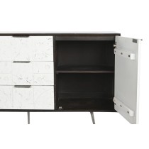 Sideboard DKD Home Decor White Dark brown Mango wood 150 x 43 x 80 cm