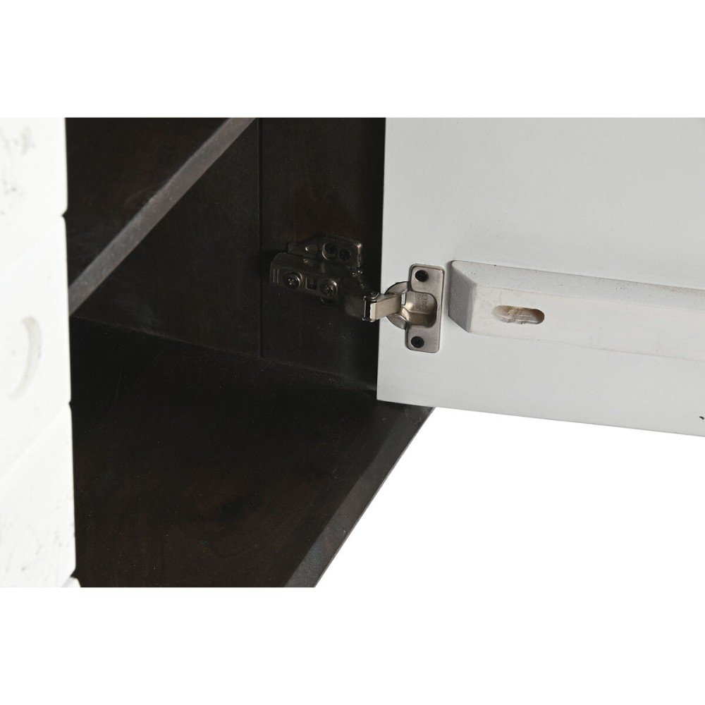 Sideboard DKD Home Decor White Dark brown Mango wood 150 x 43 x 80 cm