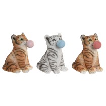 Deko-Figur DKD Home Decor 13,5 x 11 x 15 cm Harz Katze (3 Stück)