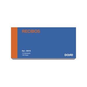Livret de reçus DOHE 50016 1/3 10 Pièces 100 Volets