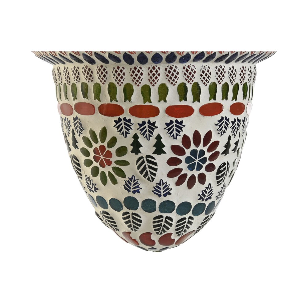Suspension DKD Home Decor Verre Métal Multicouleur 25 W 20 x 20 x 28 cm (2 Unités)
