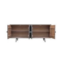 Sideboard DKD Home Decor Dark grey Wood 177 x 38 x 75 cm
