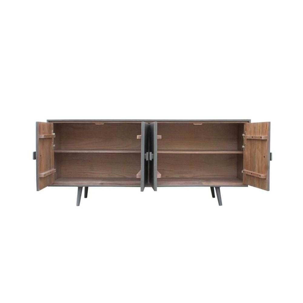 Anrichte DKD Home Decor Dunkelgrau Holz 177 x 38 x 75 cm