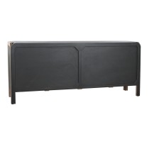 Sideboard DKD Home Decor Black Natural Wood 177 x 38 x 75 cm