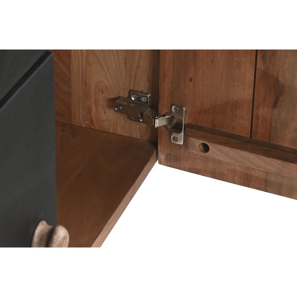 Anrichte DKD Home Decor Schwarz natürlich Holz 177 x 38 x 75 cm