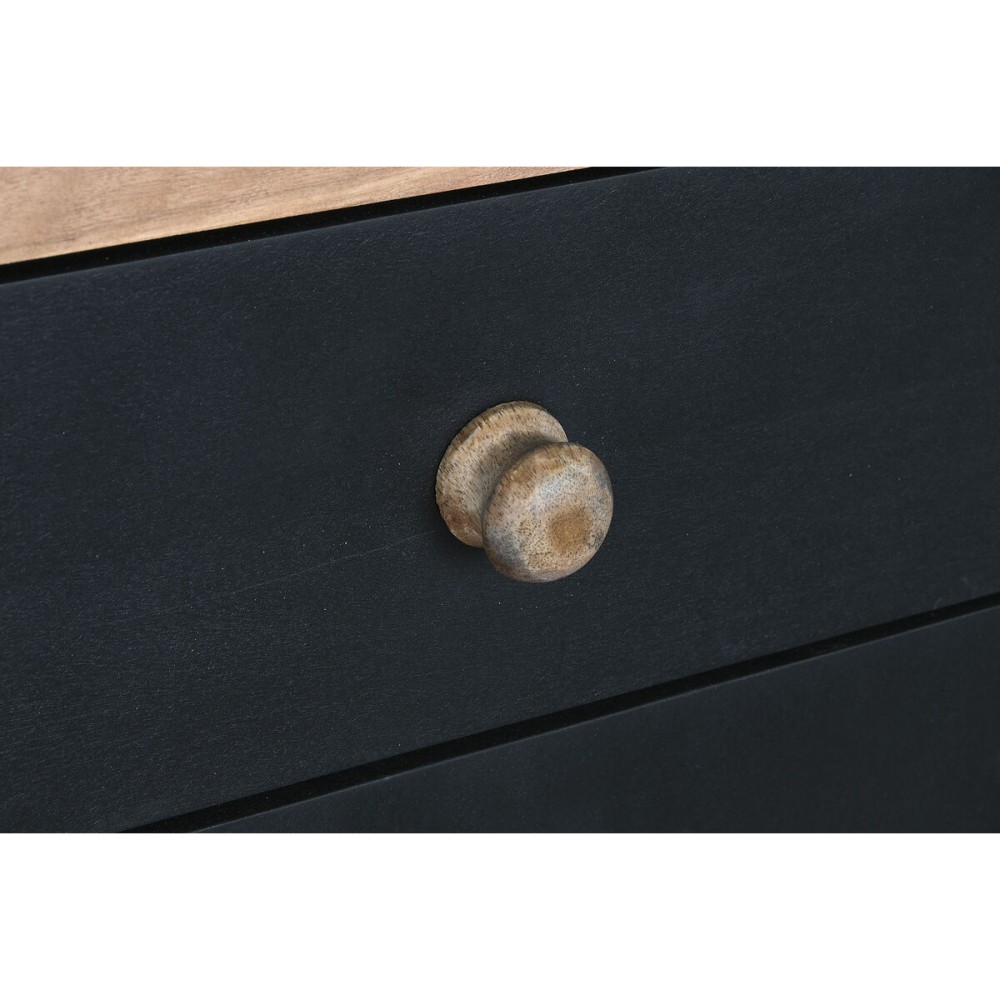 Anrichte DKD Home Decor Schwarz natürlich Holz 177 x 38 x 75 cm