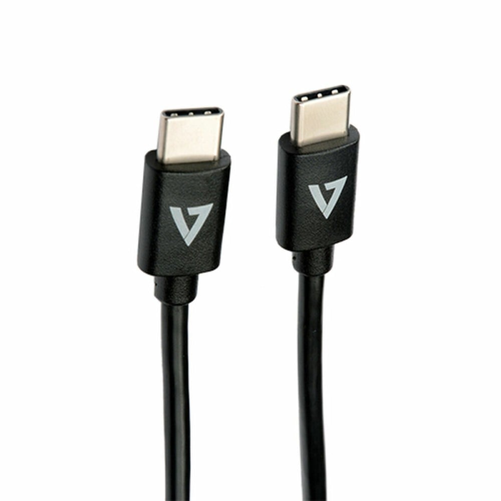 Câble USB C V7 V7USB2C-1M           Noir