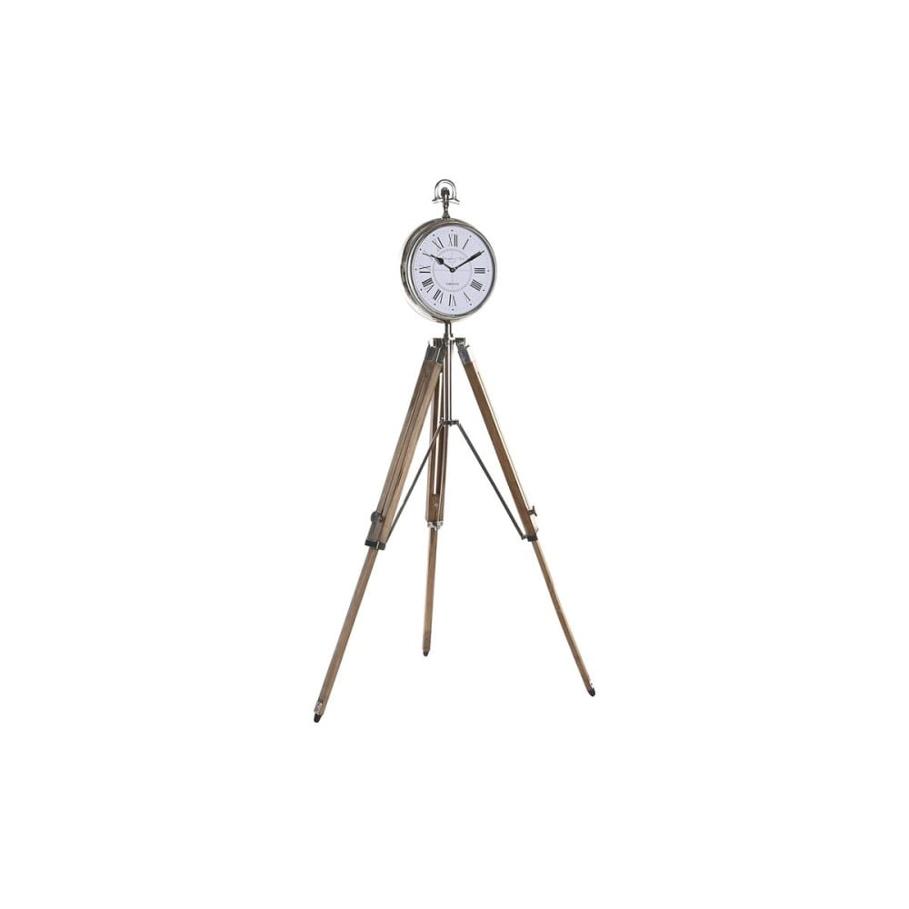 Horloge de table DKD Home Decor Argenté Naturel