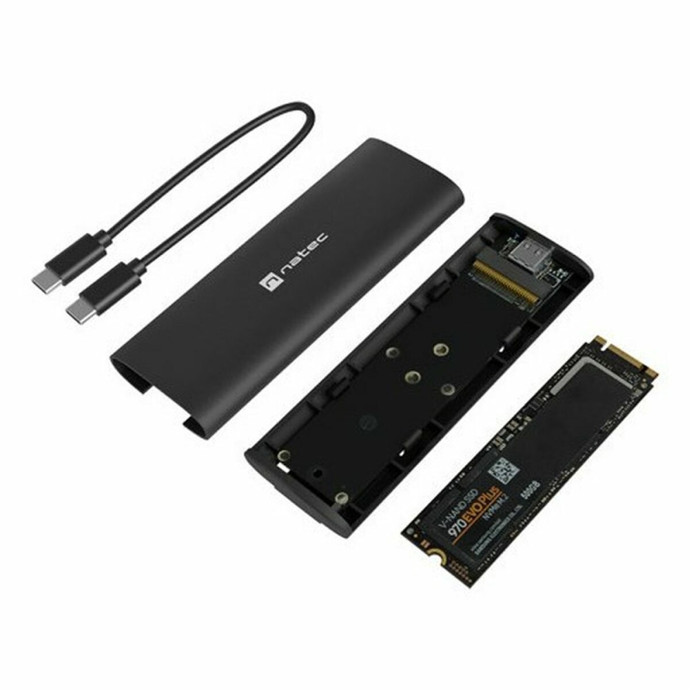 Externe Box Natec NKZ-2286 Schwarz (Schwarz)