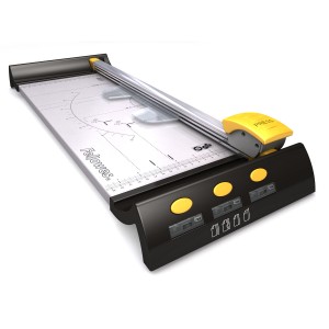 Rollenschere Fellowes Proton Schwarz Silberfarben A3