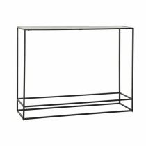 Console DKD Home Decor 110 x 25 x 84 cm Black Golden Aluminium Plastic