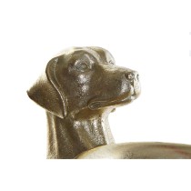 Deko-Figur DKD Home Decor Gold Harz Hund Moderne (26 x 38 x 44 cm)